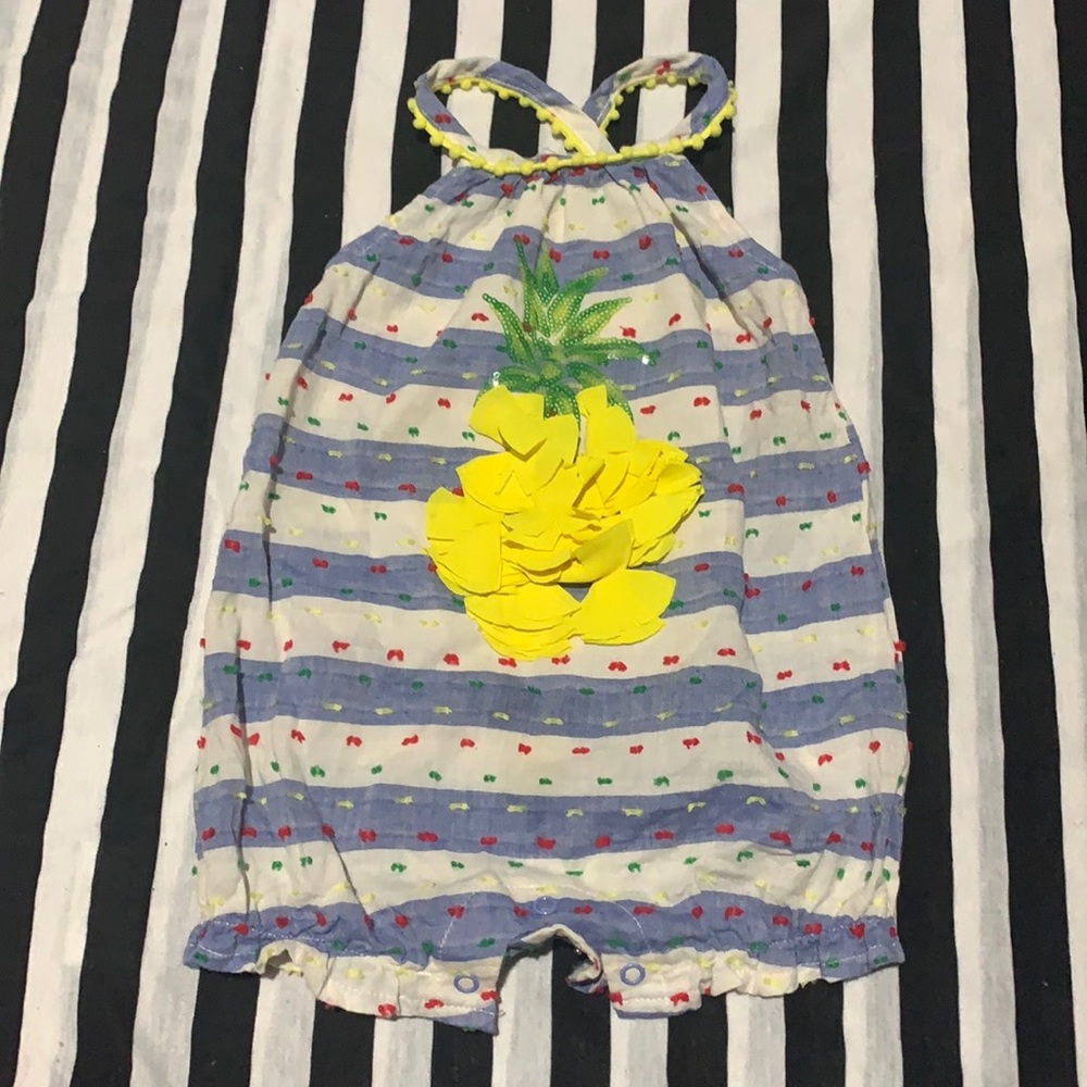 Mud pie pineapple romper